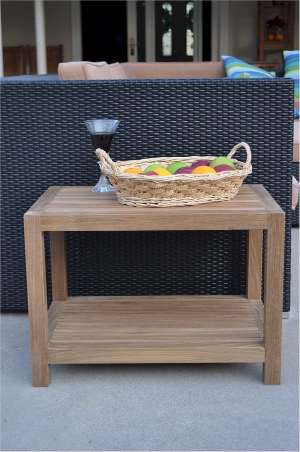 Anderson Teak Windsor Side Table 2-Tier - Image 2