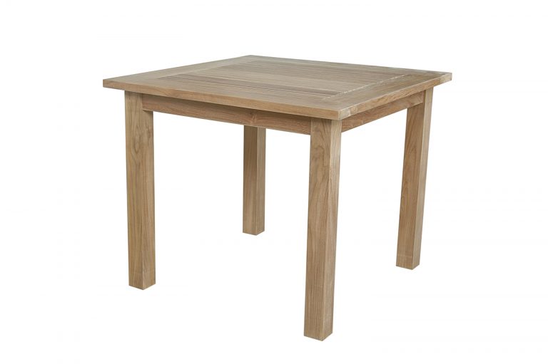 Anderson Teak Bahama 35" Square Table Small Slats - Image 2