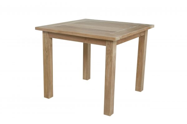 Anderson Teak Bahama 35" Square Table Small Slats - Image 2