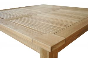 Anderson Teak 47" Windsor Square Small Slat Dining Table - Luxurious Dwelling - Your Luxury Home Product Experts