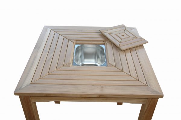 Anderson Teak Chatsworth Ice Chiller Bar Table - Image 3