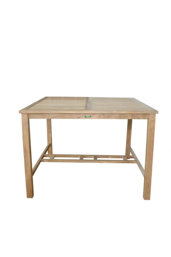 Anderson Teak Windsor 59" Square Bar Table - Image 5