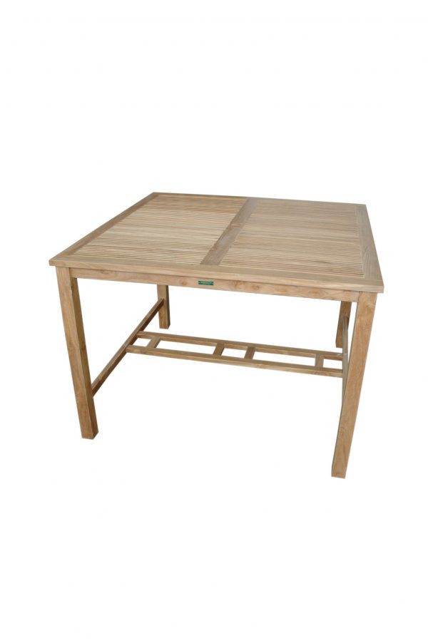 Anderson Teak Windsor 59" Square Bar Table - Image 4