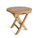 Anderson Teak Bahama 20" Mini Side Round Folding Table - Luxurious Dwelling - Your Luxury Home Product Experts