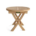 Anderson Teak Bahama 20" Mini Side Round Folding Table - Luxurious Dwelling - Your Luxury Home Product Experts