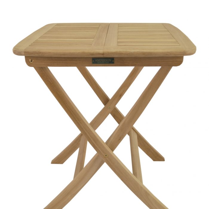 Anderson Teak Bahama 20" Mini Side Round Folding Table - Luxurious Dwelling - Your Luxury Home Product Experts