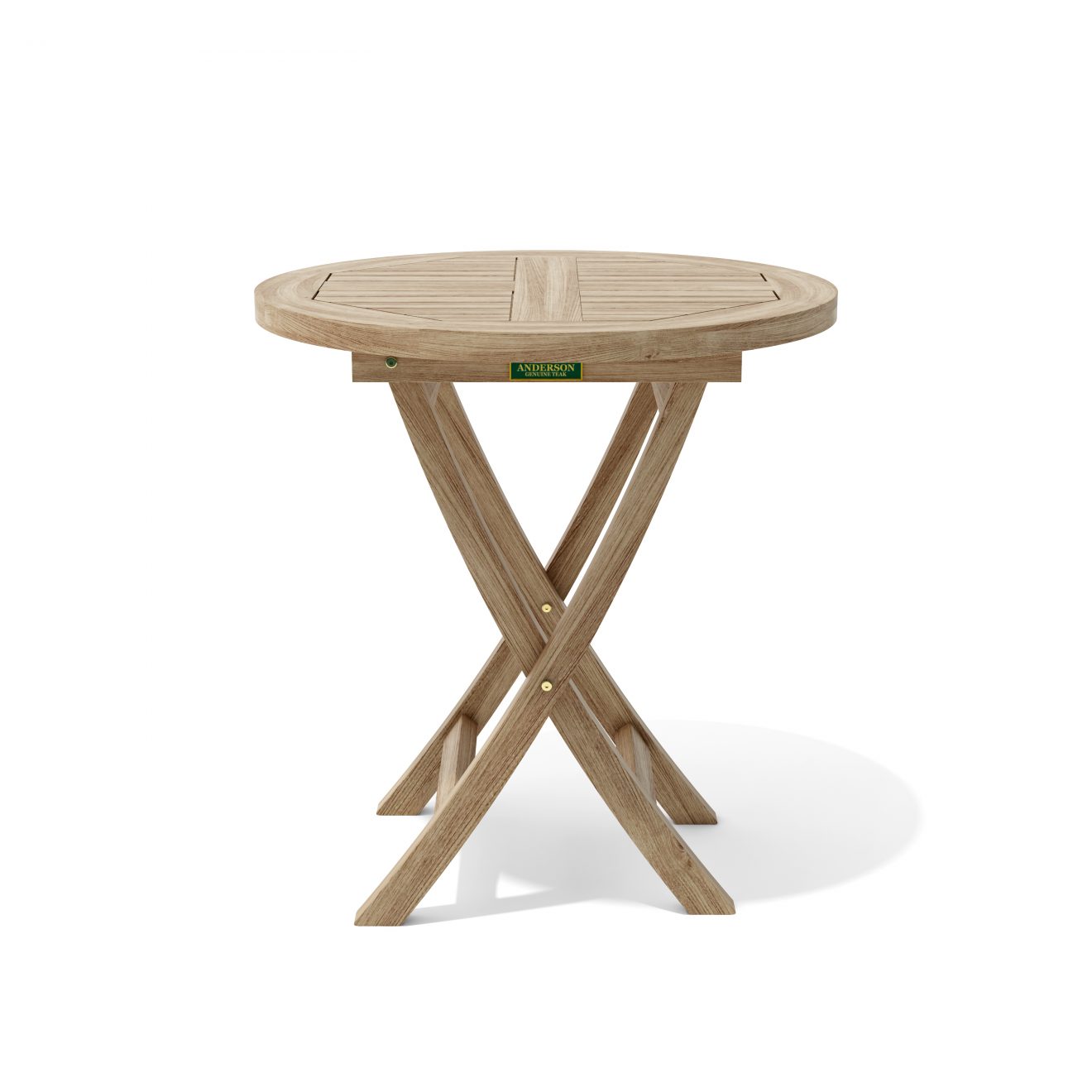 Anderson Teak Bahama 27" Round Bistro Folding Table - Luxurious Dwelling - Your Luxury Home Product Experts