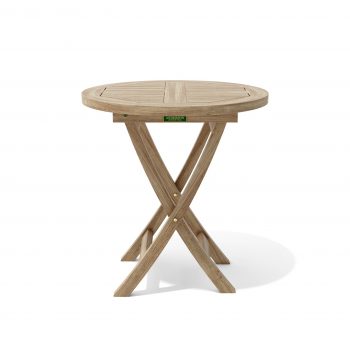 Anderson Teak Bahama 27" Round Bistro Folding Table