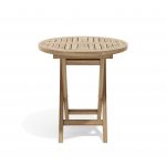 Anderson Teak Bahama 27" Round Bistro Folding Table - Image 3