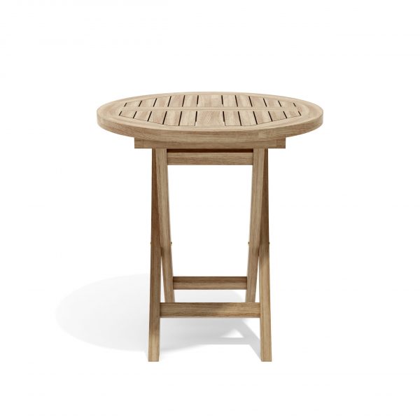 Anderson Teak Bahama 27" Round Bistro Folding Table - Image 3