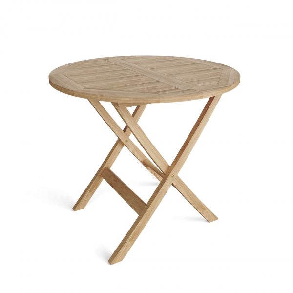 Anderson Teak Bahama 35" Round Bistro Folding Table - Luxurious Dwelling - Your Luxury Home Product Experts