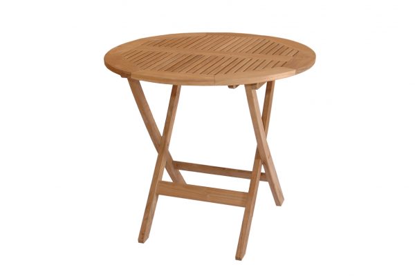 Anderson Teak Windsor 31" Round Picnic Folding Table - Image 5