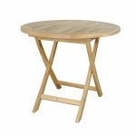 Anderson Teak Windsor 31" Round Picnic Folding Table - Luxurious Dwelling - Your Luxury Home Product Experts