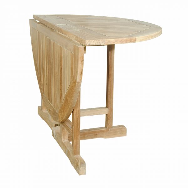 Anderson Teak Butterfly 47" Round Folding Table - Image 2