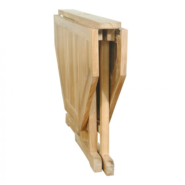 Anderson Teak Butterfly 47" Round Folding Table - Image 3