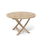 Anderson Teak Bahama 47" Round Folding Table - Luxurious Dwelling - Your Luxury Home Product Experts