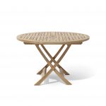 Anderson Teak Bahama 47" Round Folding Table - Image 2