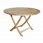 Anderson Teak Bahama 47" Round Folding Table - Image 4