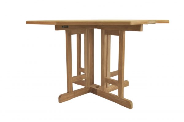 Anderson Teak Butterfly 47" Octagonal FoldingTable - Image 2