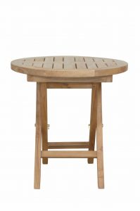 Anderson Teak Montage 20" Round Folding Table - Luxurious Dwelling - Your Luxury Home Product Experts