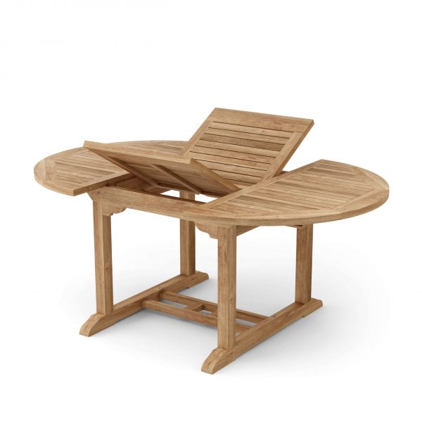 Anderson Teak Bahama 71" Oval Extension Table Extra Thick Wood - Image 2