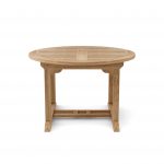 Anderson Teak Bahama 71" Oval Extension Table Extra Thick Wood - Image 3