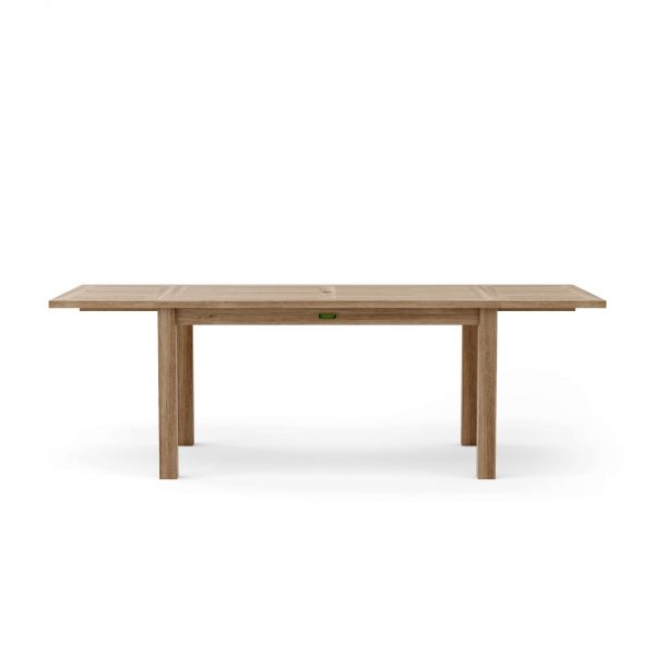 Anderson Teak Bahama 95" Rectangular Table w/ Double Leaf Extensions - Image 3