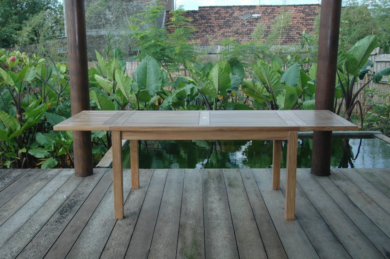 Anderson Teak Bahama 95" Rectangular Table w/ Double Leaf Extensions - Luxurious Dwelling - Your Luxury Home Product Experts