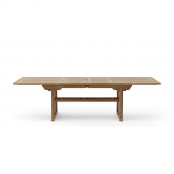 Anderson Teak Sahara 106" Rectangular Double Ext. Table