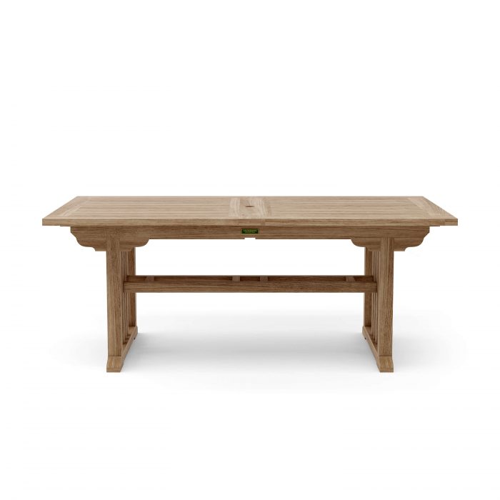 Anderson Teak Sahara 106" Rectangular Double Ext. Table - Image 2
