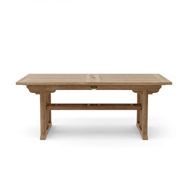 Anderson Teak Sahara 106" Rectangular Double Ext. Table - Image 2