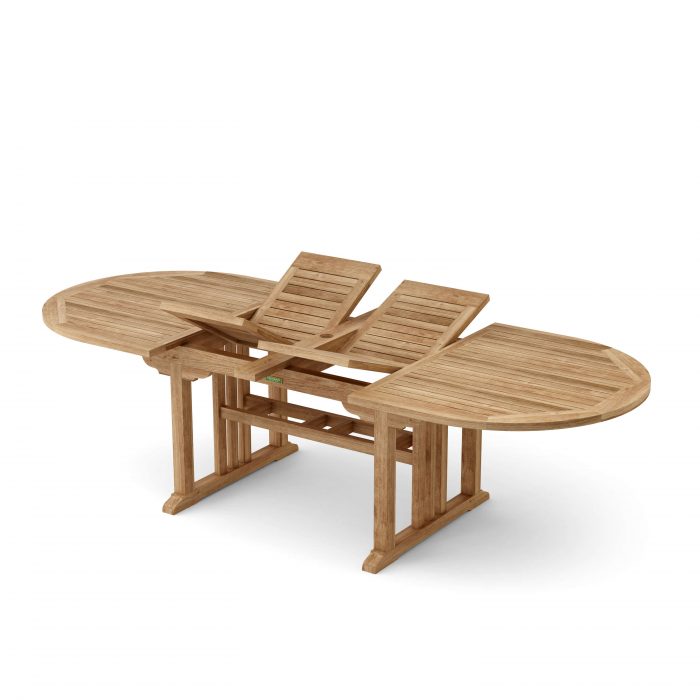Anderson Teak Sahara 106" Oval Double Ext. Table - Image 2