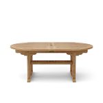 Anderson Teak Sahara 106" Oval Double Ext. Table - Luxurious Dwelling - Your Luxury Home Product Experts