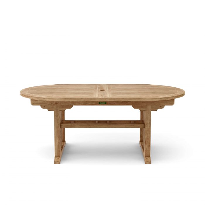 Anderson Teak Sahara 106" Oval Double Ext. Table - Image 4