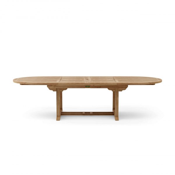 Anderson Teak Bahama 117" Oval Extension Table w/ Double Extensions - Image 2