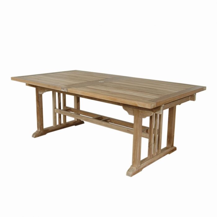 Anderson Teak Sahara 126" Rectangular Double Ext. Table - Image 2