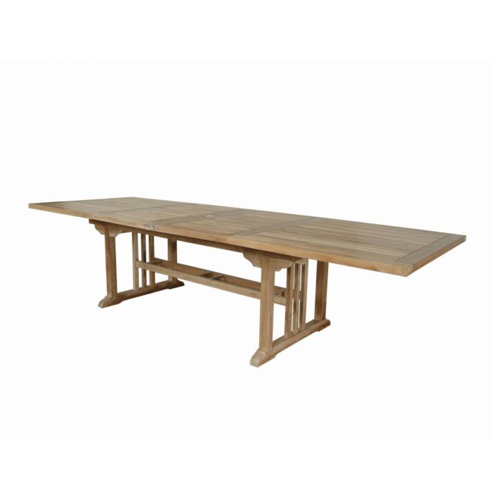 Anderson Teak Sahara 126" Rectangular Double Ext. Table - Image 3
