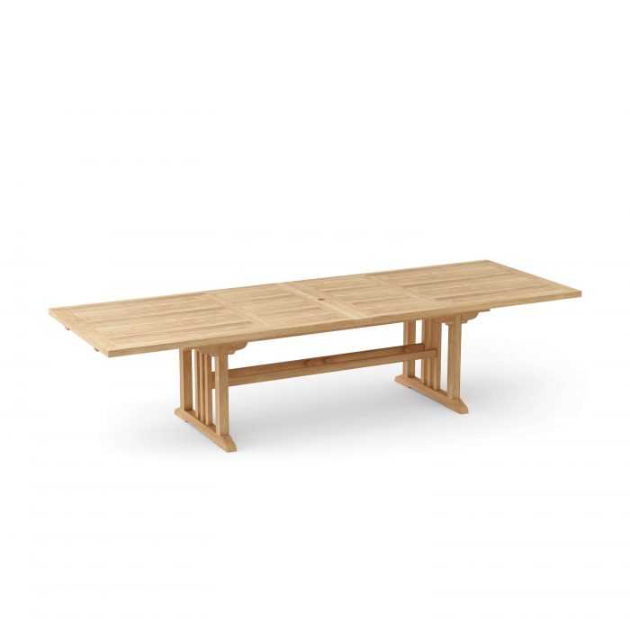 Anderson Teak Sahara 126" Rectangular Double Ext. Table - Image 7