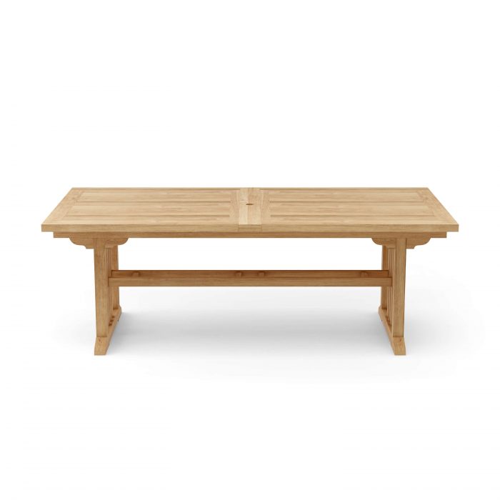 Anderson Teak Sahara 126" Rectangular Double Ext. Table - Image 6