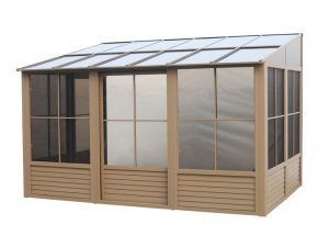 8x12 Wall Mounted Gazebo Solarium | Florence by Gazebo Penguin - Luxurious Dwelling - Your Luxury Home Product Experts