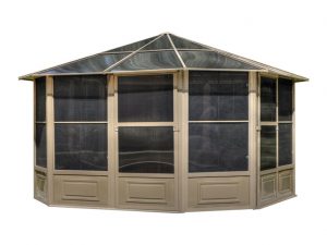 Gazebo Penguin - Florence - Solarium 12x12 Polycarbonate Roof - Luxurious Dwelling - Your Luxury Home Product Experts