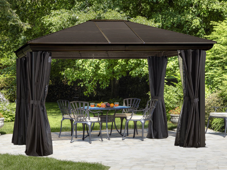 Gazebo Penguin - Florence - Solarium 12x15 Polycarbonate Roof - Luxurious Dwelling - Your Luxury Home Product Experts