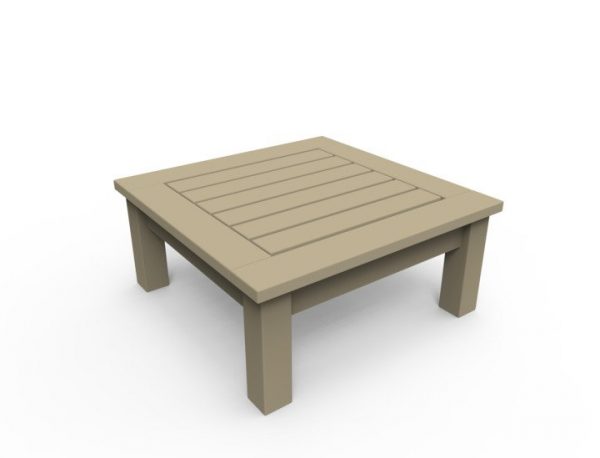 Seaside Casual - NANTUCKET OTTOMAN - Image 4