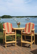 Seaside Casual - ADIRONDACK SHELLBACK BAR CHAIR - Luxurious Dwelling - Your Luxury Home Product Experts