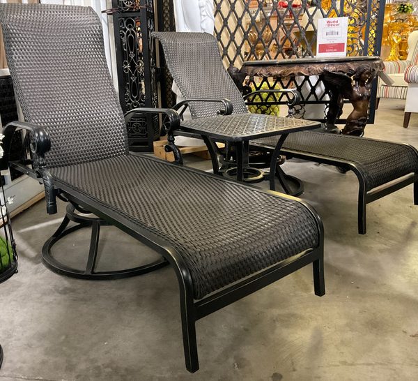 Wyndemere Lounge Chaise Set of 3