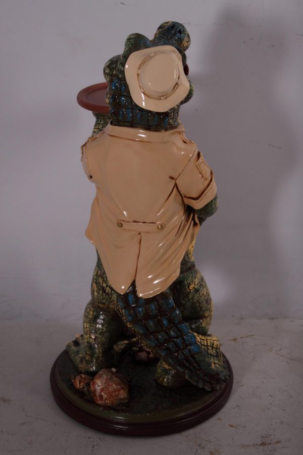 Crocodile Butler with Tray 39" - Image 2