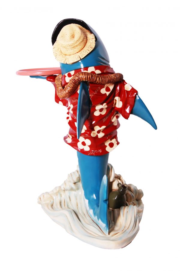Sharky Butler with Tray 35" - Image 1
