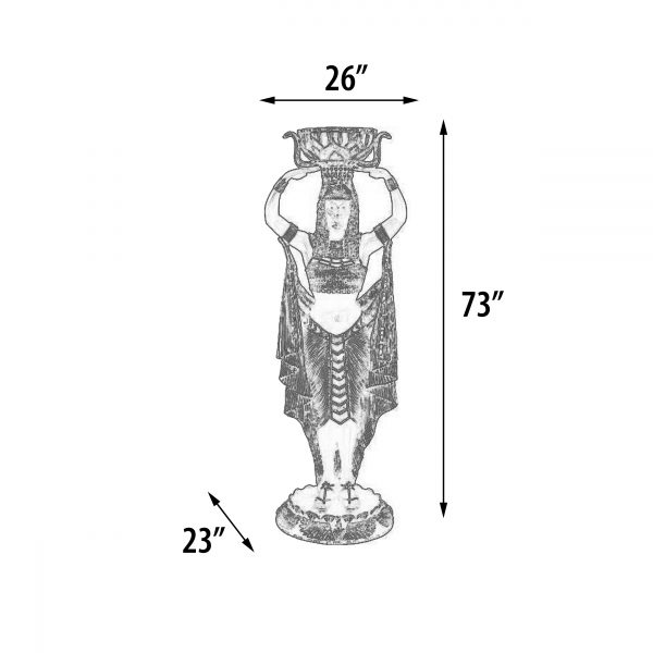 Egyptian Female Plant Holder - Image 5
