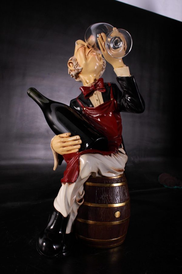 Sitting Connoisseur on Barrel - Image 1