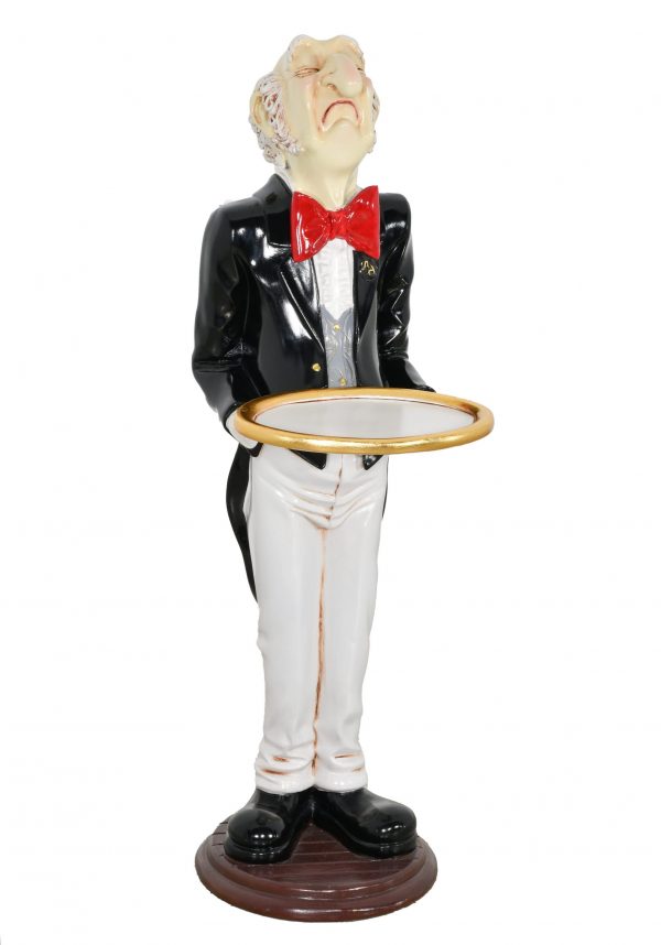 Uppity Connoisseur Butler with Tray 37 Inch Tall - Image 1